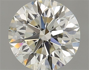 Picture of Natural Diamond 0.74 Carats, Round with Excellent Cut, L Color, VVS2 Clarity and Certified by GIA
