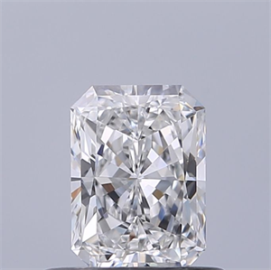 Picture of Natural Diamond 0.51 Carats, Radiant with  Cut, E Color, VVS1 Clarity and Certified by GIA