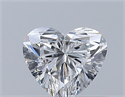 Natural Diamond 0.38 Carats, Heart with  Cut, E Color, VVS2 Clarity and Certified by GIA
