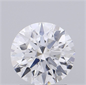Lab Grown Diamond 1.06 Carats, Round with Ideal Cut, D Color, VVS2 Clarity and Certified by IGI