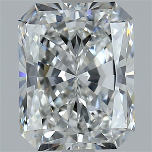 Picture of Natural Diamond 3.07 Carats, Radiant with  Cut, F Color, VVS1 Clarity and Certified by GIA