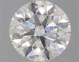 Picture of Natural Diamond 0.83 Carats, Round with Excellent Cut, I Color, SI1 Clarity and Certified by GIA