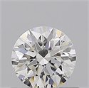 Natural Diamond 0.53 Carats, Round with Excellent Cut, G Color, VVS1 Clarity and Certified by GIA