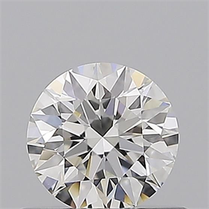 Picture of Natural Diamond 0.53 Carats, Round with Excellent Cut, G Color, VVS1 Clarity and Certified by GIA