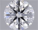 Lab Grown Diamond 1.03 Carats, Round with Ideal Cut, E Color, VVS1 Clarity and Certified by IGI