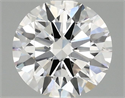 Del inventario de diamantes de laboratorio, 1.55 quilates, Redondo , Color F, claridad VS1 y certificado IGI