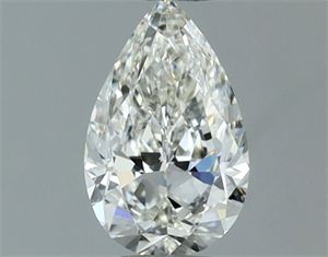 Picture of Natural Diamond 0.70 Carats, Pear with  Cut, H Color, VVS2 Clarity and Certified by IGI