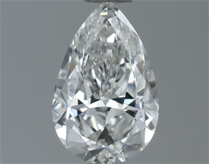Foto Diamante Natural 0.80 quilates, De pera , Color G, claridad SI1 y certificado GIA de