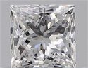 Diamante Natural 0.40 quilates, Princesa , Color D, claridad VVS2 y certificado GIA