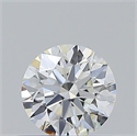 Natural Diamond 0.50 Carats, Round with Excellent Cut, G Color, VVS1 Clarity and Certified by GIA