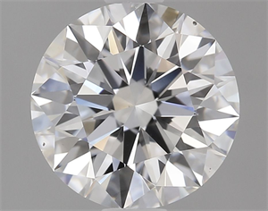 Picture of Natural Diamond 1.65 Carats, Round with Excellent Cut, D Color, VS2 Clarity and Certified by GIA