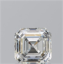 Natural Diamond 1.01 Carats, Asscher with  Cut, I Color, VS2 Clarity and Certified by GIA