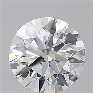 Picture of Natural Diamond 0.90 Carats, Round with Excellent Cut, F Color, SI1 Clarity and Certified by GIA
