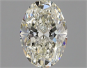 Natural Diamond 1.51 Carats, Oval with  Cut, J Color, VS1 Clarity and Certified by GIA