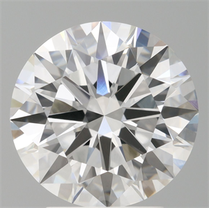 Picture of Lab Grown Diamond 3.10 Carats, Round with Ideal Cut, E Color, VVS2 Clarity and Certified by IGI