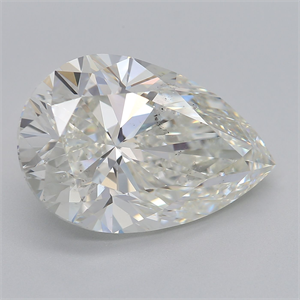 Picture of Natural Diamond 5.01 Carats, Pear with  Cut, I Color, SI1 Clarity and Certified by GIA
