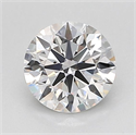 Lab Grown Diamond 1.04 Carats, Round with Ideal Cut, D Color, VVS2 Clarity and Certified by IGI