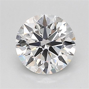 Picture of Lab Grown Diamond 1.04 Carats, Round with Ideal Cut, D Color, VVS2 Clarity and Certified by IGI
