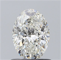 Natural Diamond 0.71 Carats, Oval with  Cut, H Color, VS1 Clarity and Certified by GIA