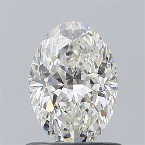 Picture of Natural Diamond 0.71 Carats, Oval with  Cut, H Color, VS1 Clarity and Certified by GIA