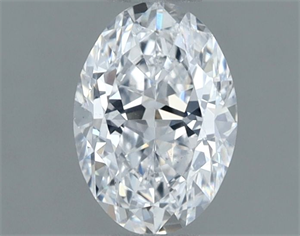 Picture of Natural Diamond 0.50 Carats, Oval with  Cut, D Color, SI1 Clarity and Certified by GIA