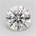 Lab Grown Diamond 1.55 Carats, Round with Ideal Cut, E Color, VS2 Clarity and Certified by IGI