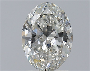Picture of Natural Diamond 1.51 Carats, Oval with  Cut, H Color, SI2 Clarity and Certified by GIA