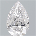 Natural Diamond 0.50 Carats, Pear with  Cut, D Color, VVS1 Clarity and Certified by GIA