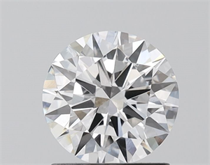 Picture of Lab Grown Diamond 1.13 Carats, Round with Excellent Cut, D Color, VVS2 Clarity and Certified by IGI