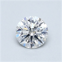 Diamante Natural 0.70 quilates, Redondo , Color E, claridad SI1 y certificado GIA