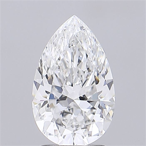Foto Diamante Natural 2.06 quilates, De pera , Color F, claridad IF y certificado GIA de