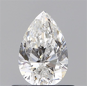 Picture of Natural Diamond 0.52 Carats, Pear with  Cut, E Color, VVS1 Clarity and Certified by GIA
