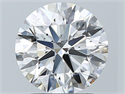 Natural Diamond 1.82 Carats, Round with Excellent Cut, G Color, SI2 Clarity and Certified by GIA