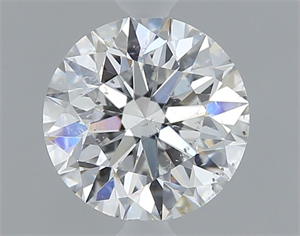 Picture of Natural Diamond 0.70 Carats, Round with Excellent Cut, F Color, SI2 Clarity and Certified by GIA