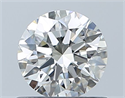 Diamante Natural 0.72 quilates, Redondo , Color J, claridad VVS2 y certificado GIA