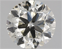 Natural Diamond 0.90 Carats, Round with Very Good Cut, L Color, SI2 Clarity and Certified by GIA