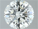 Natural Diamond 1.50 Carats, Round with Excellent Cut, K Color, SI1 Clarity and Certified by IGI