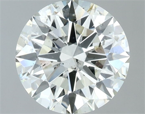 Picture of Natural Diamond 1.50 Carats, Round with Excellent Cut, K Color, SI1 Clarity and Certified by IGI