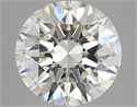 Natural Diamond 3.02 Carats, Round with Excellent Cut, K Color, SI1 Clarity and Certified by GIA