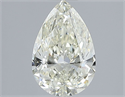 Natural Diamond 1.40 Carats, Pear with  Cut, K Color, SI1 Clarity and Certified by IGI