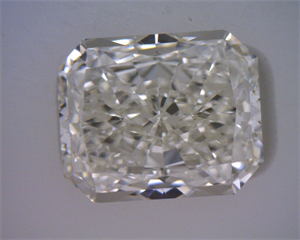 Picture of Natural Diamond 1.70 Carats, Radiant with  Cut, J Color, VS2 Clarity and Certified by GIA