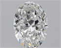 Natural Diamond 2.00 Carats, Oval with  Cut, G Color, VS2 Clarity and Certified by GIA
