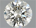 Natural Diamond 0.70 Carats, Round with Excellent Cut, L Color, SI1 Clarity and Certified by GIA