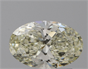 Diamante Natural 1.02 quilates, Ovalado , Color L, claridad SI1 y certificado GIA