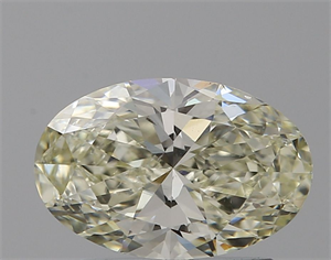 Foto Diamante Natural 1.02 quilates, Ovalado , Color L, claridad SI1 y certificado GIA de