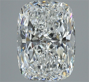 Picture of Natural Diamond 3.01 Carats, Cushion with  Cut, F Color, SI1 Clarity and Certified by GIA