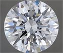 Natural Diamond 1.40 Carats, Round with Excellent Cut, E Color, VVS1 Clarity and Certified by GIA