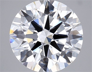 Picture of Lab Grown Diamond 2.99 Carats, Round with Excellent Cut, D Color, VVS1 Clarity and Certified by IGI