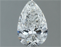 Natural Diamond 0.70 Carats, Pear with  Cut, F Color, VS2 Clarity and Certified by GIA