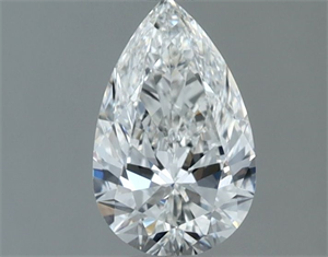 Picture of Natural Diamond 0.70 Carats, Pear with  Cut, F Color, VS2 Clarity and Certified by GIA